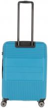 erweiterbarer Reisekoffer Travelite Waal M 65cm Hartschale türkis