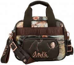 Kurzgrifftasche Anekke Shoen Padded abstrakter Print 