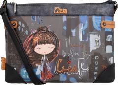 trendige Schultertasche Anekke Contemporary japanische Kunst
