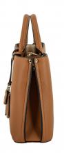 Guess Henkeltasche Girlfriend Satchel Coal Logo grau Meridian