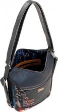 Anekke Kyomu 2-in-1 Schultertasche Rucksack dunkelblau