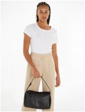 Schultertasche Calvin Klein Elevated Soft schwarz