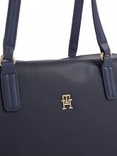 Tommy Hilfiger Shopper Kunstleder Poppy Plus dunkelblau