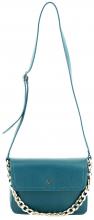 Shoulder Bag petrol Caleidos Metallkette Ottanio Überschlag