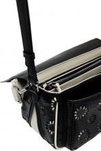 Desigual erweiterbare Handtasche gestanzt Amorina Nieten