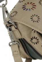 Desigual Crossovertasche Überschlag Amorina dunkelbeige Tromso