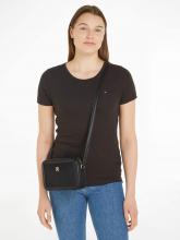 Tommy Hilfiger Nylon Crossbody Bag recycelt TH Essential S Crossover gerahmt schwarz