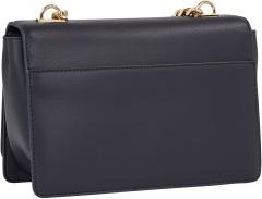 Tommy Hilfiger elegante Chainbag Refined Space Blue Überschlag