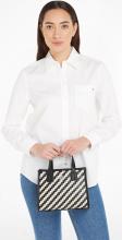 Tommy Hilfiger Kurzgrifftasche Mini Woven Black White