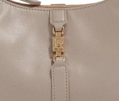 Tommy Hilfiger Beuteltasche Hobo Smooth Taupe Feminine