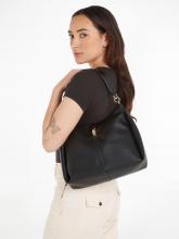 Tommy Hilfiger Beuteltasche Hobo Smooth Taupe Feminine