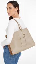 Tommy Hilfiger Henkeltasche TH City Tote White Clay