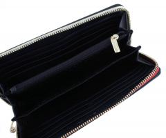 Tommy Hilfiger Damen Geldbörse TH Essential SC Large ZA Corp Reißverschluss Flag Stripes