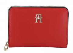 Damen Geldbörse Tommy Hilfiger TH Essential SC Med ZA Corp Rot