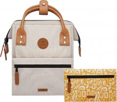 Cabaia urbaner Backpack Cream Arequipa Bottle Small