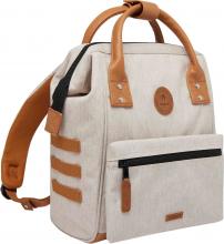 Cabaia urbaner Backpack Cream Arequipa Bottle Small