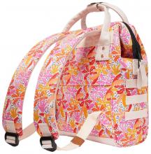 farbenfroher Rucksack Cabaia Adventurer Small Pirae Blätterprint