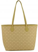 geräumiger Shopper Valentino Liuto schwarz Logoprint