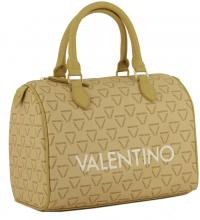 Kurzhenkeltasche Valentino Liuto Beige Multicolor Logoprint