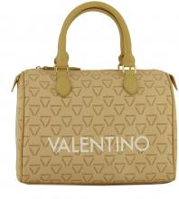 Kurzhenkeltasche Valentino Liuto Beige Multicolor Logoprint