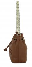 Umhängetasche cognacbraun Valentino Oxford Cuoio mit Kettenhenkel