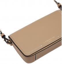 Liebeskind Berlin kleine Crossovertasche Chudy Harris beige Überschlag