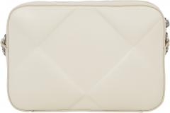 Calvin Klein Camera Bag Ecru Quilt Damentasche Metallkette
