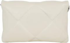 Calvin Klein Überschlagtasche Quilt hellbeige Rautenmuster