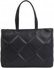 Calvin Klein große Damentasche Quilt schwarz Rautenmuster