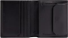 Calvin Klein Trifold Männerbörse Minimalism schwarz Leder