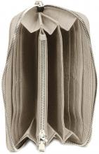 Lederwallet hellbeige Lily Glossy Glanzfinish Les Visionnaires 