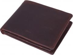 Lederbörse dunkelbraun Loreto Typhon Dark Brown Vintage 