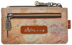 Kartenetui Anekke Peace & Love Camel Hippie San Francisco Glitzer Blumen