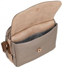dreigeteilte Überschlagtasche beige gold Anekke Hollywood