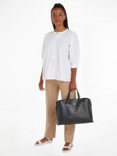 Businesstasche Tommy Hilfiger TH Modern Tote zweifärbig schwarz hellbraun