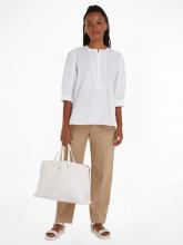 Tommy Hilfiger Tasche Damen TH Modern Tote ecru weiß zweifärbig