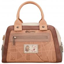 Anekke Kurzgrifftasche Bowling Bag Stars Hollywood beige