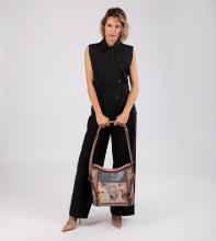 Taschenrucksack beige Glitzer Anekke Hollywood