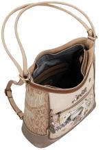 Taschenrucksack beige Glitzer Anekke Hollywood