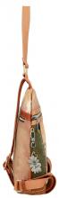 diebstahlsicherer Citybackpack Anekke Peace & Love Hippie Camel 