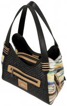 Anekke Schultertasche dunkelblau Hollywood bestickt