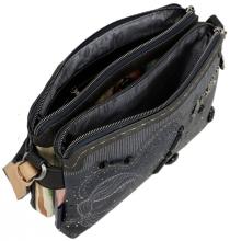 Anekke Handtasche Hollywood Navy Glitzersteine dunkelblau