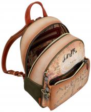 Anekke Rucksack Nieten Peace & Love Flowers Hippie Soul