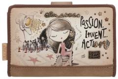 Anekke Wallet mit Druck Hollywood Passion Beige 