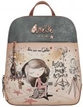 kleiner Freizeitrucksack mit Aufdruck Anekke Hollywood 