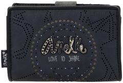 dunkelblaues Portemonnaie Anekke Hollywood Studio Navy Glitzer