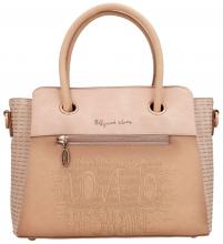 perlenbesetzte Kurzgrifftasche beige Hollywood Studio Nude Anekke