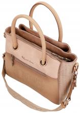 perlenbesetzte Kurzgrifftasche beige Hollywood Studio Nude Anekke