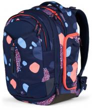 Schulranzen dunkelblau bunt erweiterbar Satch Match Coral Reef
