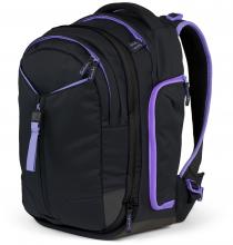 Jugendrucksack Satch Match Purple Phantom schwarz lila verstellbar